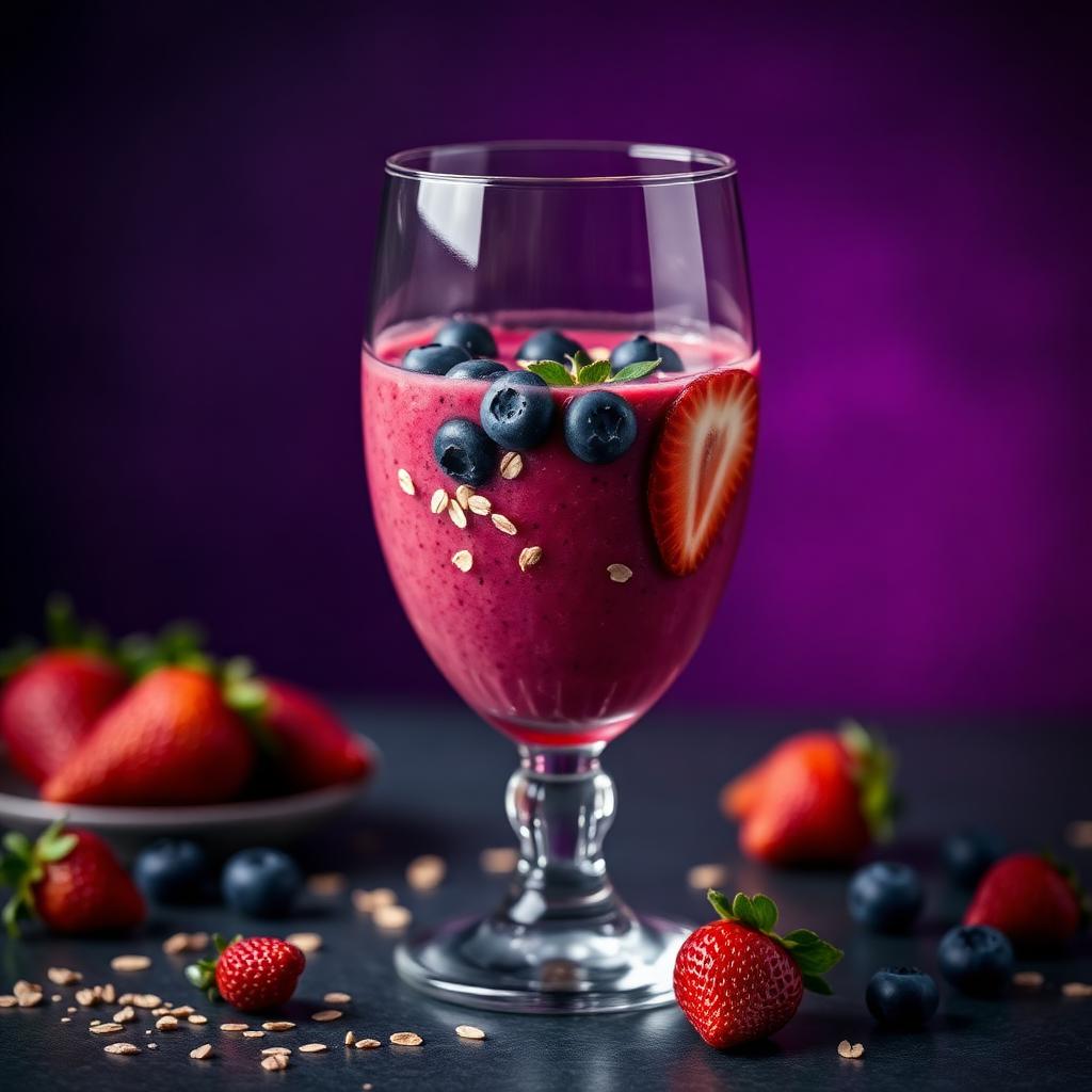Smoothie de frutos rojos